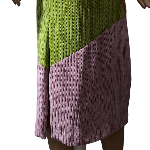 Hutch Jordy Dress Copper Colorblock Chenille Knit Dress Size S NWoT - Picture 11 of 16